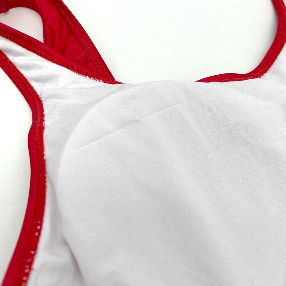 Creative Apparel Womens Swimsuit Size XLarge Texas Lone Star State Red‎ Beachy